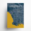 Los Angeles City Map Poster by OurPoster.com