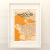 Vancouver City Map Poster by OurPoster.com